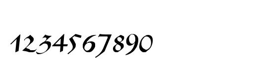 Mocha Normal Font, Number Fonts