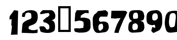 Modern conformist Font, Number Fonts