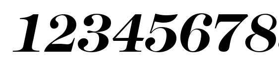 Modern438 BoldItalic Font, Number Fonts