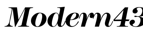 Modern438 BoldItalic Font