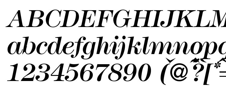 глифы шрифта Modern438 RegularItalic, символы шрифта Modern438 RegularItalic, символьная карта шрифта Modern438 RegularItalic, предварительный просмотр шрифта Modern438 RegularItalic, алфавит шрифта Modern438 RegularItalic, шрифт Modern438 RegularItalic