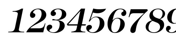 Modern438 RegularItalic Font, Number Fonts