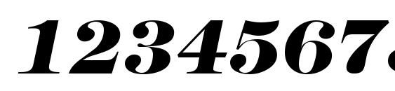 Modern438Heavy RegularItalic Font, Number Fonts