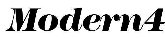 Modern438Heavy RegularItalic Font