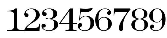 Modern438Light Regular Font, Number Fonts