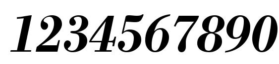 ModernBodoni BoldItalic Font, Number Fonts
