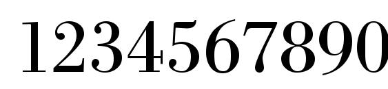 ModernBodoni Regular Font, Number Fonts
