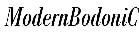 ModernBodoniCond RegularItalic Font