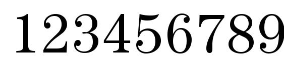 ModernCentury Regular Font, Number Fonts