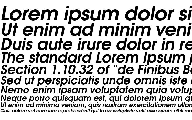 specimens Moderne Demi Oblique font, sample Moderne Demi Oblique font, an example of writing Moderne Demi Oblique font, review Moderne Demi Oblique font, preview Moderne Demi Oblique font, Moderne Demi Oblique font