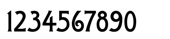 Modernist One Font, Number Fonts