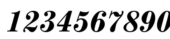 ModernMT Bold Italic Font, Number Fonts