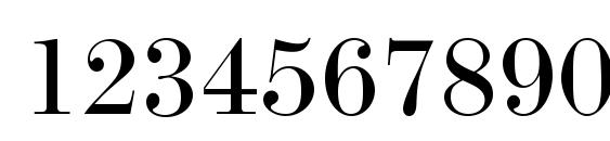 ModernMT Extended Font, Number Fonts