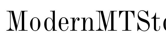 ModernMTStd Condensed Font