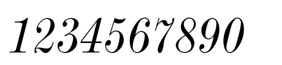 ModernMTStd CondensedItalic Font, Number Fonts