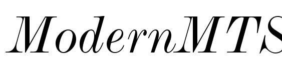 ModernMTStd ExtendedItalic Font