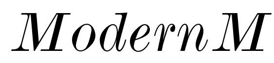 ModernMTStd WideItalic Font