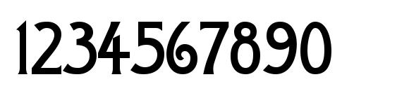 Moderno Three Font, Number Fonts