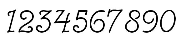 Modestina Font, Number Fonts