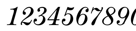 Modesto Italic Font, Number Fonts