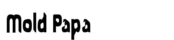 Mold Papa font, free Mold Papa font, preview Mold Papa font