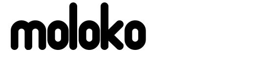 Moloko font, free Moloko font, preview Moloko font