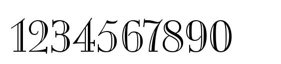 Mona Lisa Recut ITC TT Font, Number Fonts