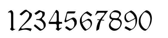 Monamourfrakturregular Font, Number Fonts