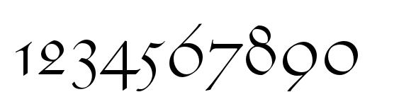 MonarchiaSwash Font, Number Fonts