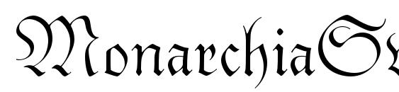 MonarchiaSwash Font