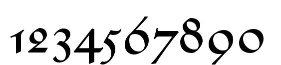 Шрифт MonarchiaText Bold, Шрифты для цифр и чисел
