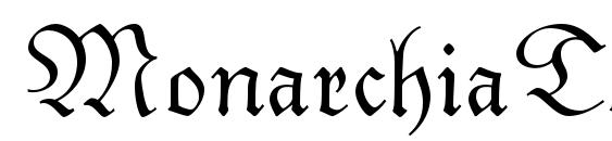 MonarchiaText Font