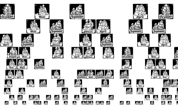 образцы шрифта Monats vignetten1, образец шрифта Monats vignetten1, пример написания шрифта Monats vignetten1, просмотр шрифта Monats vignetten1, предосмотр шрифта Monats vignetten1, шрифт Monats vignetten1