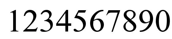 Mongolian Baiti Font, Number Fonts