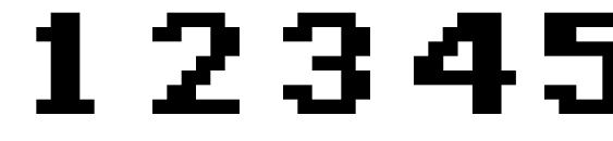 mono 07 66 Font, Number Fonts