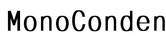 MonoCondensed Bold font, free MonoCondensed Bold font, preview MonoCondensed Bold font