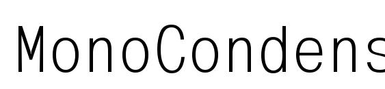 MonoCondensed font, free MonoCondensed font, preview MonoCondensed font