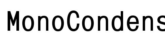 Шрифт MonoCondensedC Bold