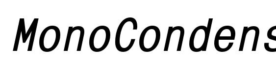 MonoCondensedC BoldItalic font, free MonoCondensedC BoldItalic font, preview MonoCondensedC BoldItalic font