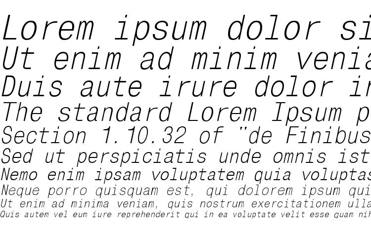 specimens MonoCondensedC Italic font, sample MonoCondensedC Italic font, an example of writing MonoCondensedC Italic font, review MonoCondensedC Italic font, preview MonoCondensedC Italic font, MonoCondensedC Italic font