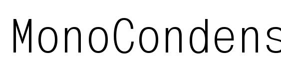 MonoCondensedCTT font, free MonoCondensedCTT font, preview MonoCondensedCTT font