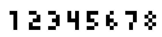 monoeger 05 55 Font, Number Fonts
