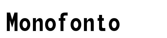 Monofonto font, free Monofonto font, preview Monofonto font