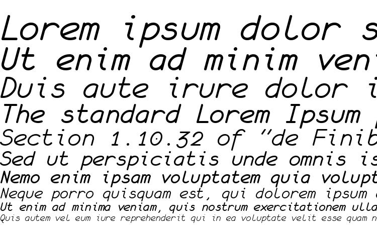 образцы шрифта Monofur italic, образец шрифта Monofur italic, пример написания шрифта Monofur italic, просмотр шрифта Monofur italic, предосмотр шрифта Monofur italic, шрифт Monofur italic