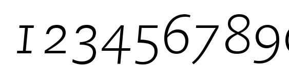 Monologue Light Caps SSi Normal Font, Number Fonts