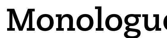 Monologue SSi Bold font, free Monologue SSi Bold font, preview Monologue SSi Bold font