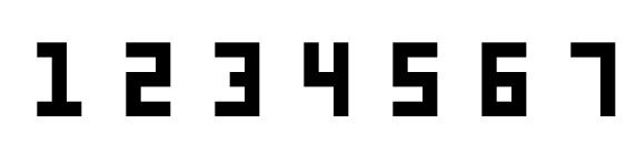 monooge 05 56 Font, Number Fonts