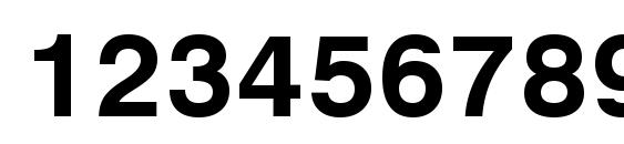 Monospace 821 Bold Win95BT Font, Number Fonts