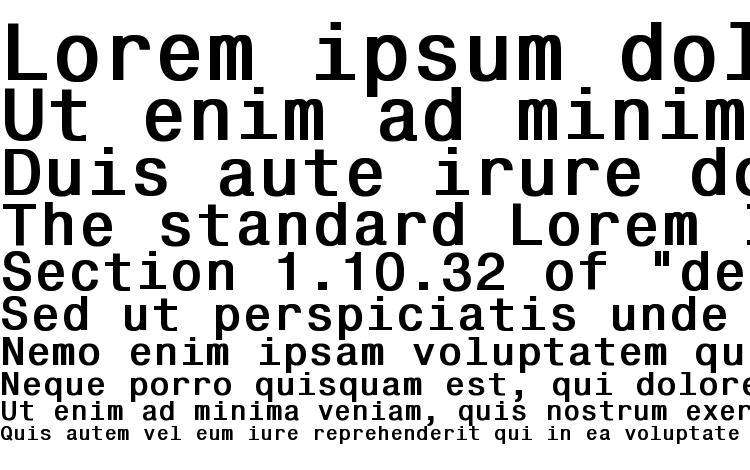 specimens Monospace821 Bold font, sample Monospace821 Bold font, an example of writing Monospace821 Bold font, review Monospace821 Bold font, preview Monospace821 Bold font, Monospace821 Bold font