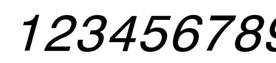 Шрифт Monospace821 Italic, Шрифты для цифр и чисел
